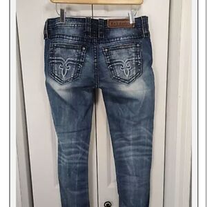 Rock Revival ankle skinny jeans size 33